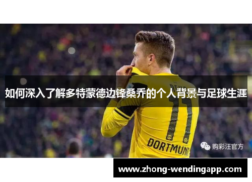 如何深入了解多特蒙德边锋桑乔的个人背景与足球生涯