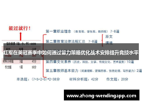 红军在英冠赛季中如何通过留力策略优化战术安排提升竞技水平